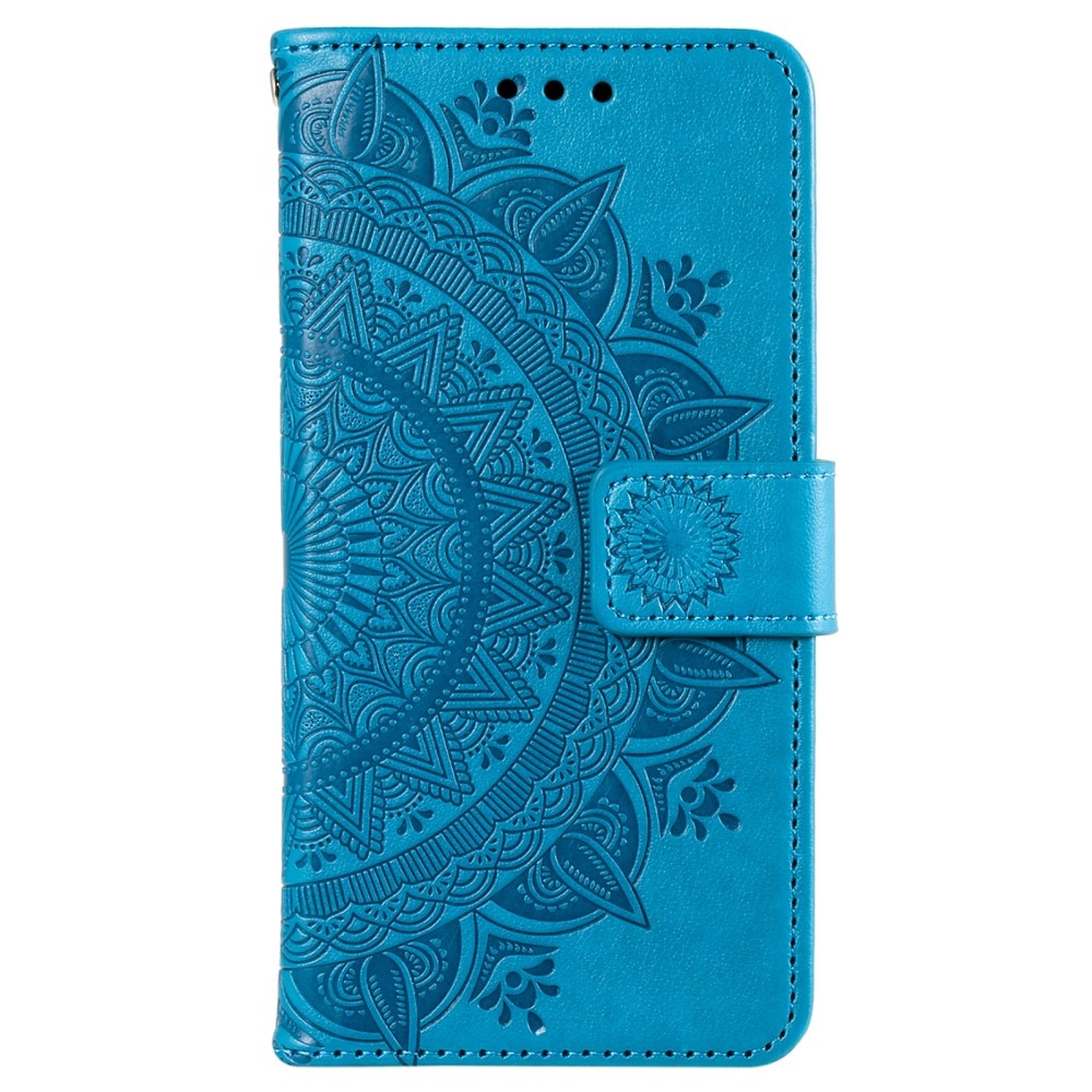 Sony Xperia 10 VI Leather Cover Mandala Blue