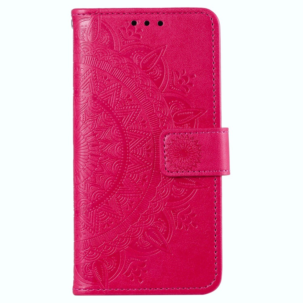 Sony Xperia 10 VI Leather Cover Mandala Pink