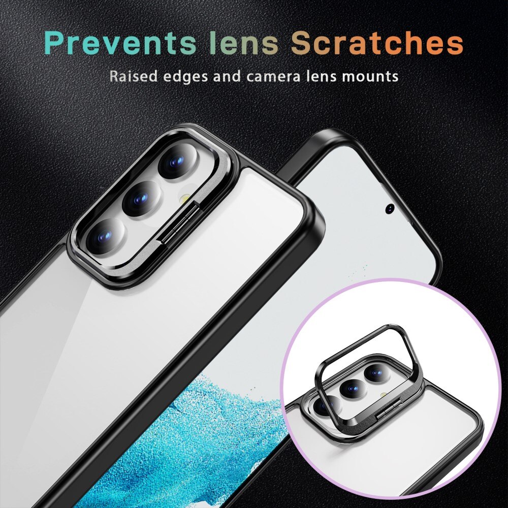 Samsung Galaxy S24 Hybrid Case Camera Kickstand Black
