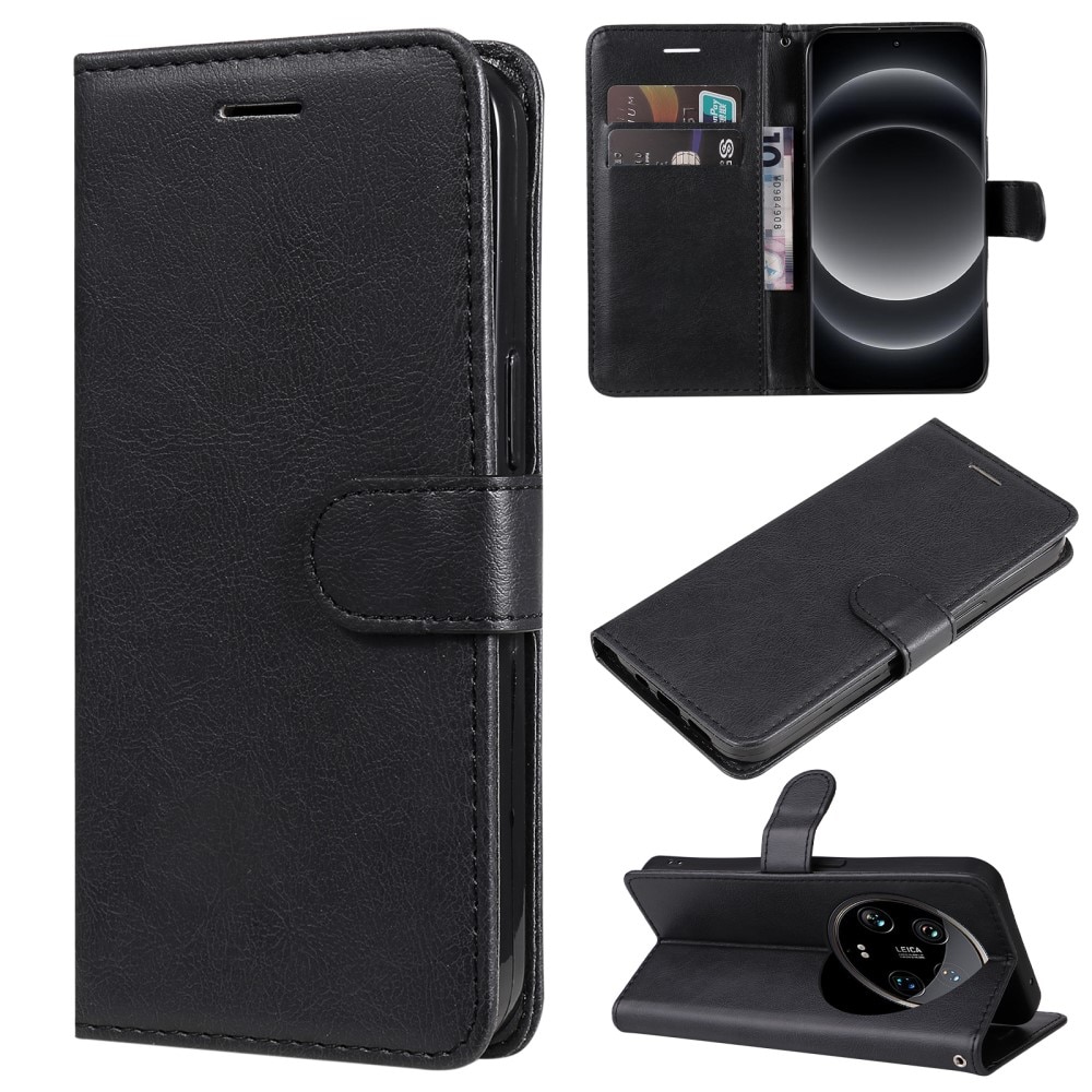 Xiaomi 14 Ultra Wallet Case Black