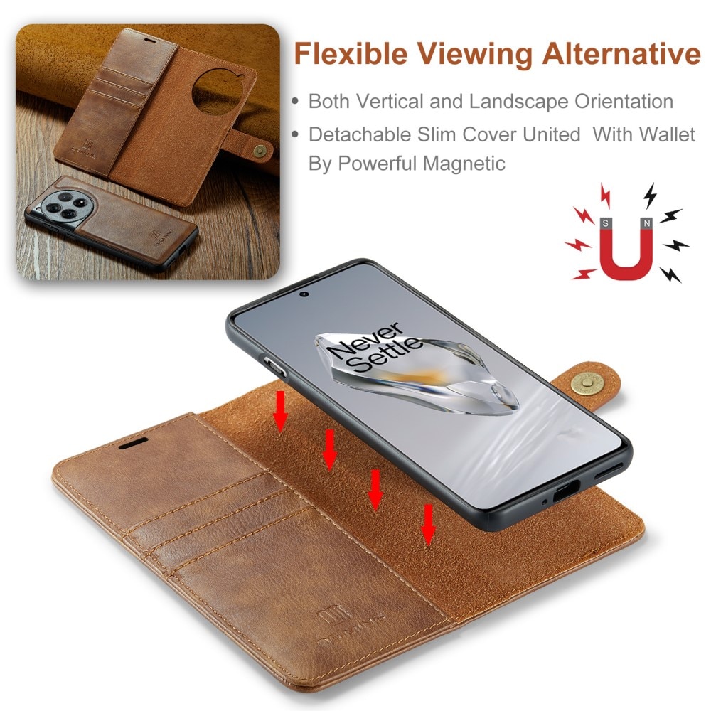 OnePlus 12 Magnet Wallet Cognac