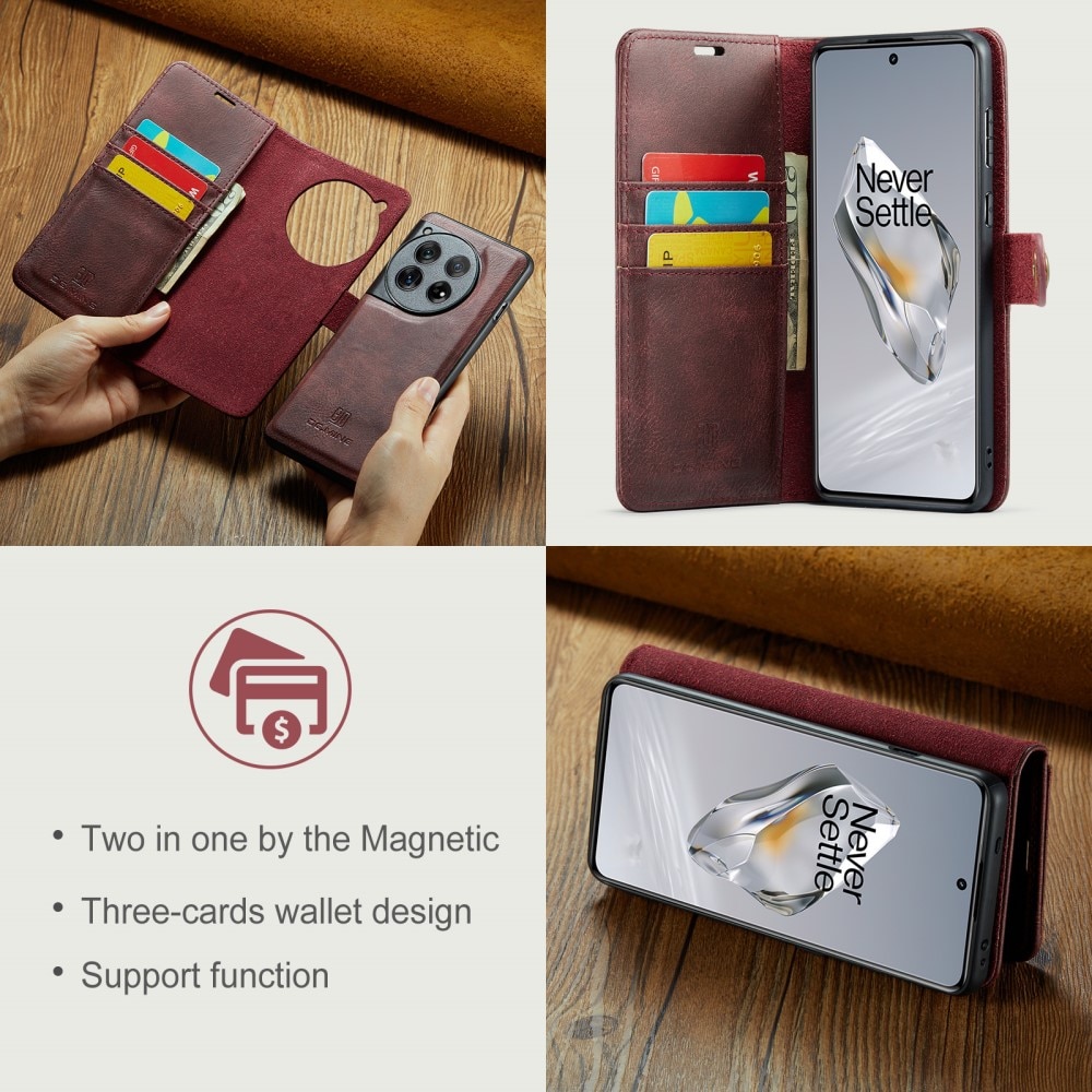 OnePlus 12 Magnet Wallet Red