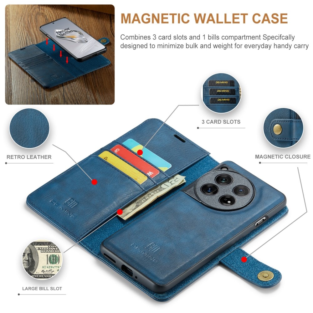 OnePlus 12 Magnet Wallet Blue