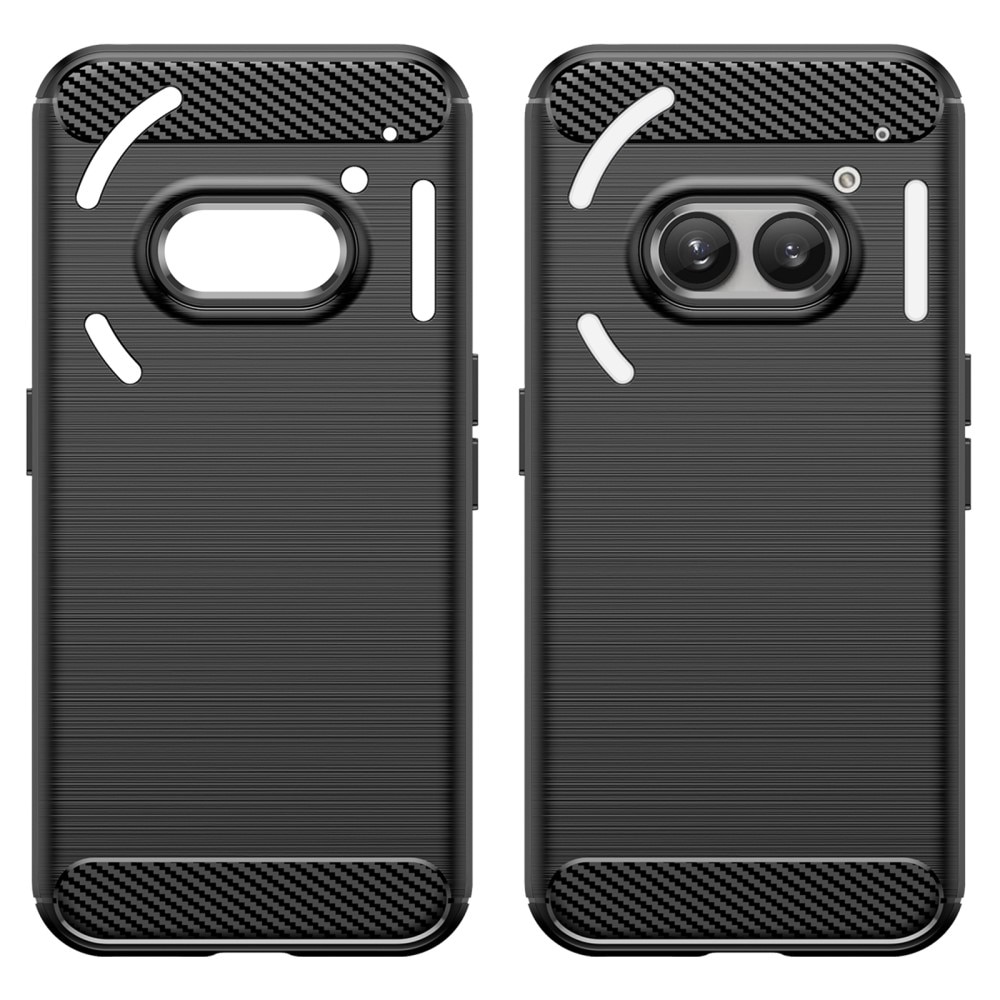 Nothing Phone 2a Brushed TPU Case Black