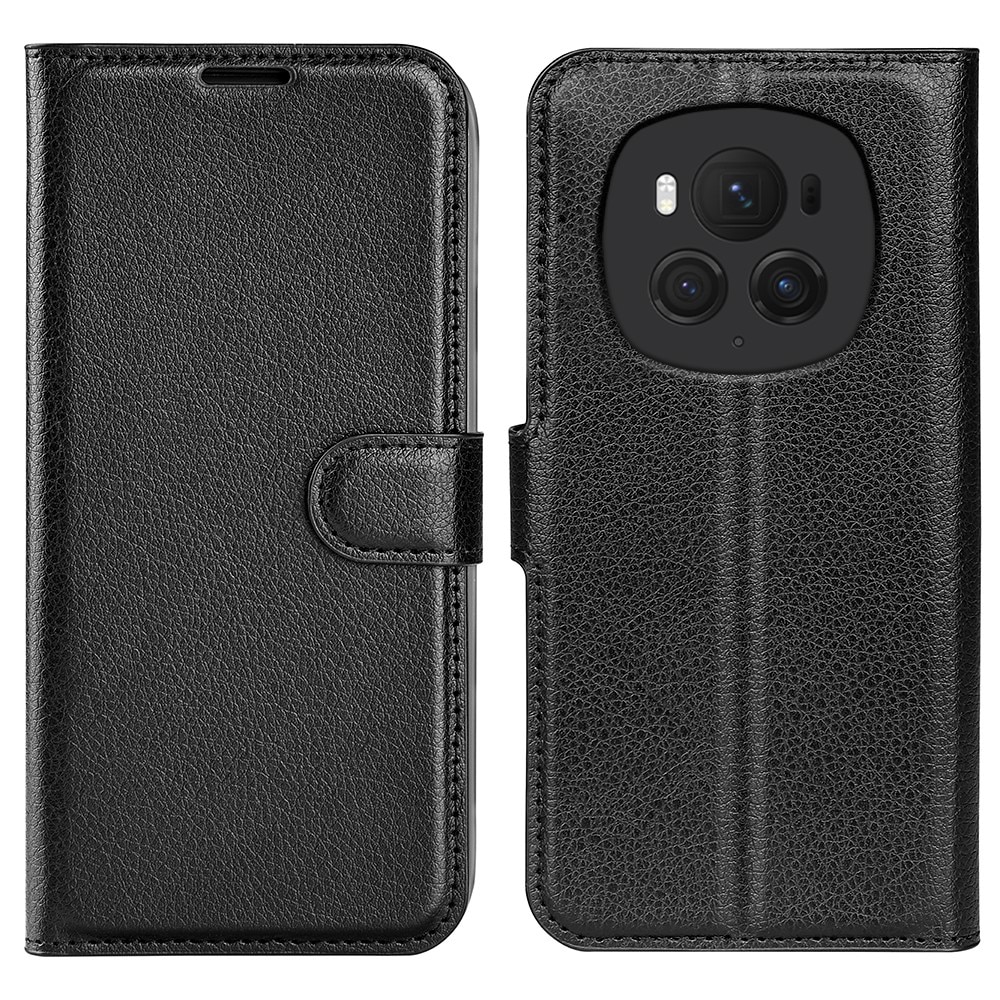 Honor Magic6 Pro Wallet Book Cover Black