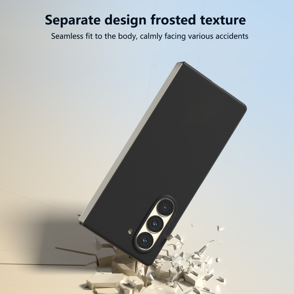 Samsung Galaxy Z Fold 6 Rubberized Hard Case Black