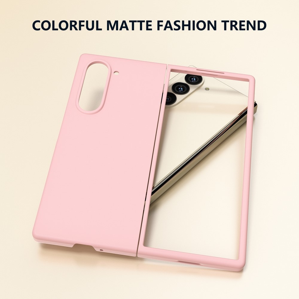 Samsung Galaxy Z Fold 6 Rubberized Hard Case Pink