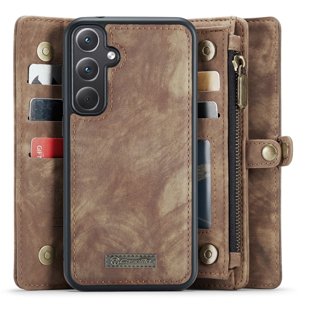 Samsung Galaxy A35 Multi-slot Wallet Case Brown