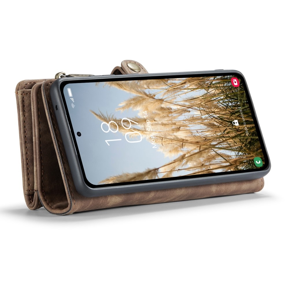 Samsung Galaxy A35 Multi-slot Wallet Case Brown