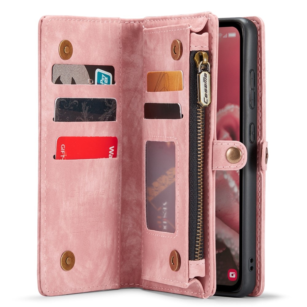 Samsung Galaxy A35 Multi-slot Wallet Case Pink