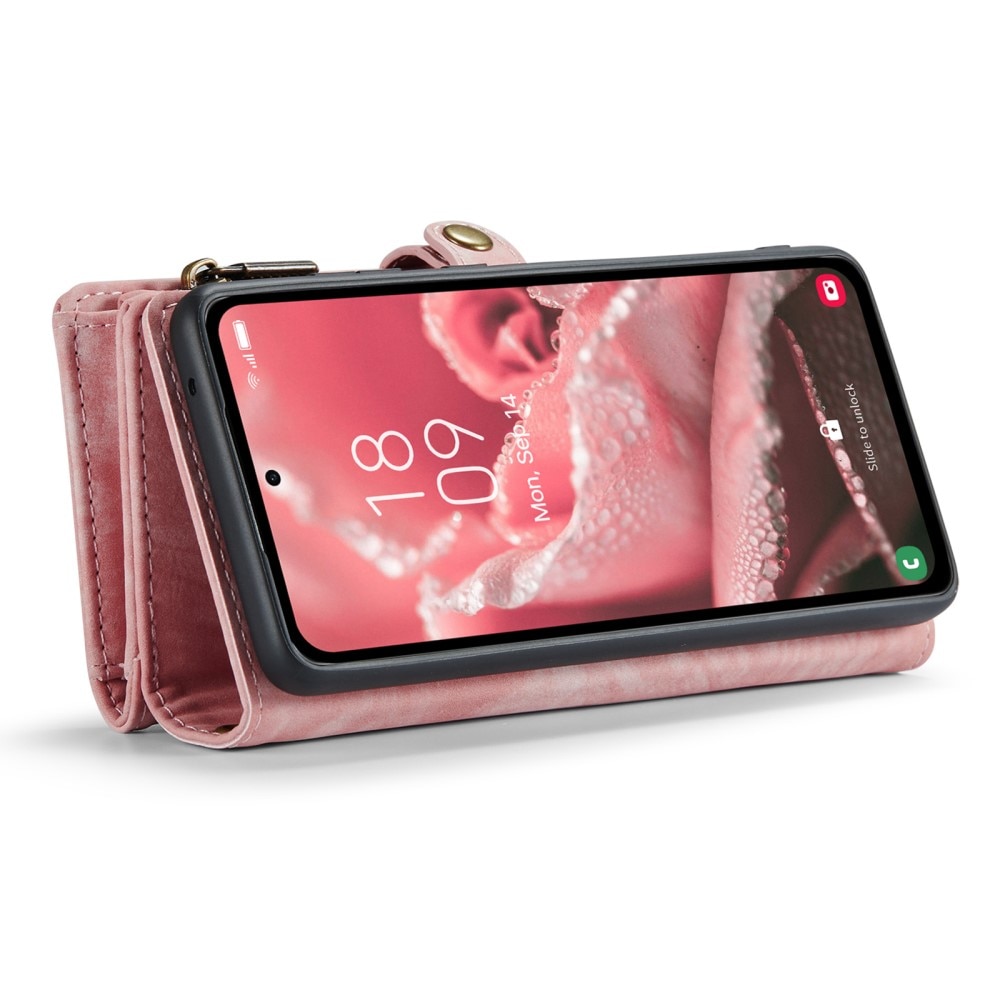 Samsung Galaxy A35 Multi-slot Wallet Case Pink
