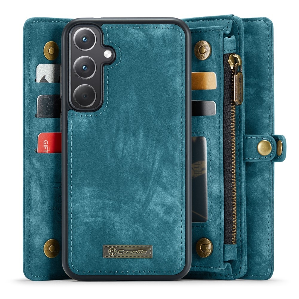 Samsung Galaxy A35 Multi-slot Wallet Case Blue