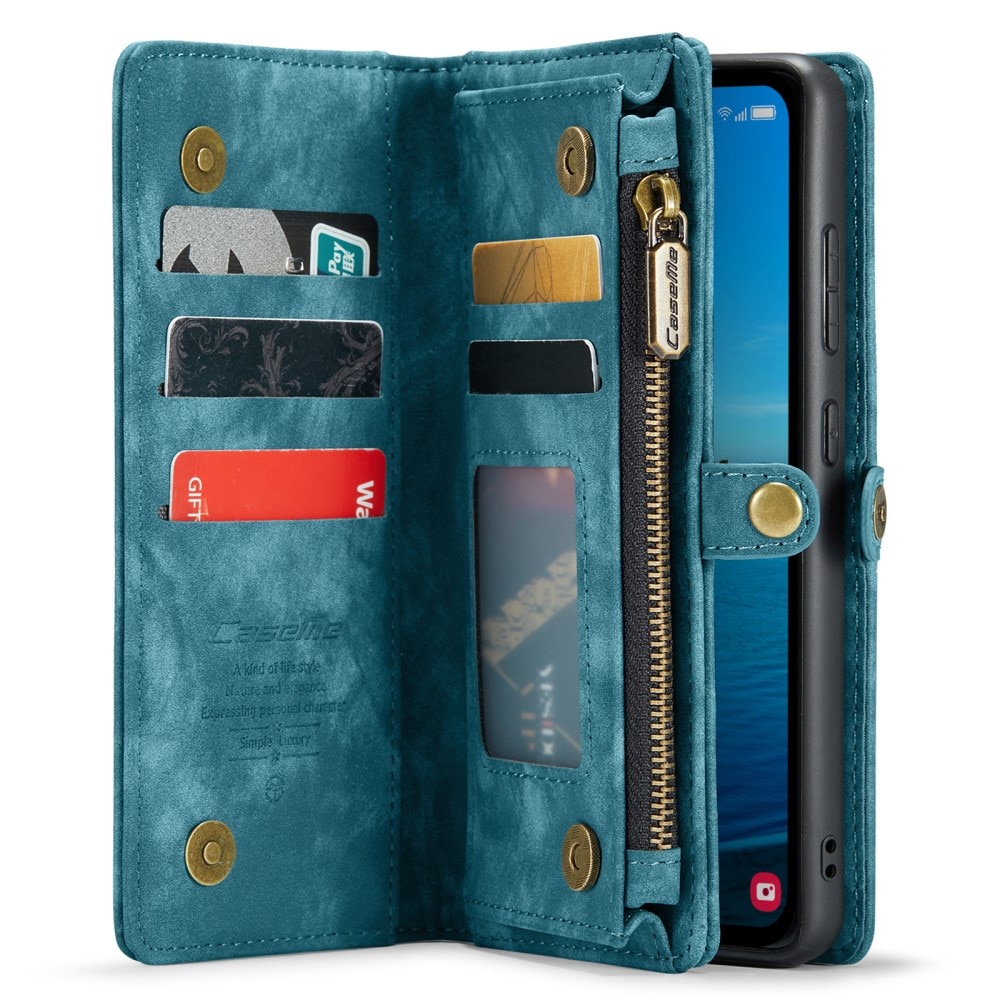 Samsung Galaxy A35 Multi-slot Wallet Case Blue