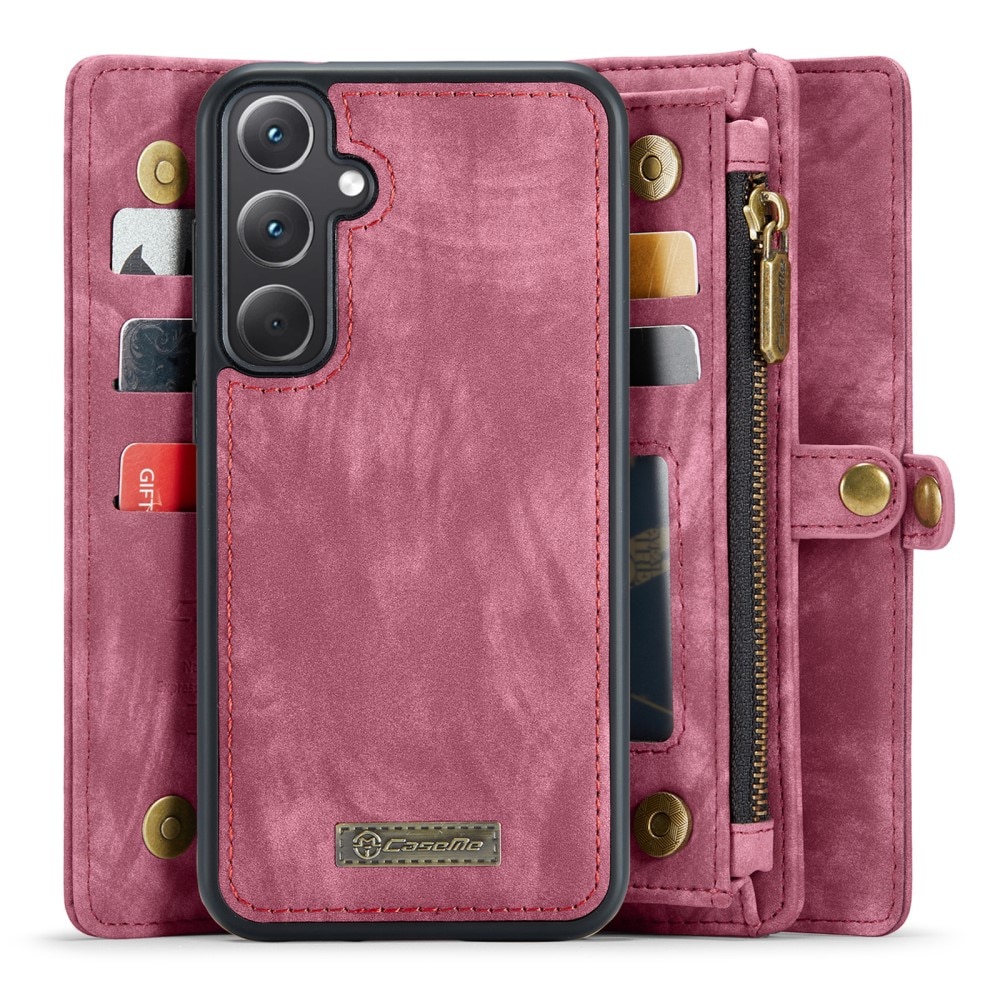 Samsung Galaxy A35 Multi-slot Wallet Case Red