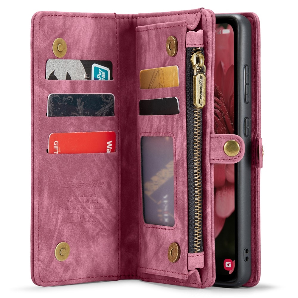 Samsung Galaxy A35 Multi-slot Wallet Case Red