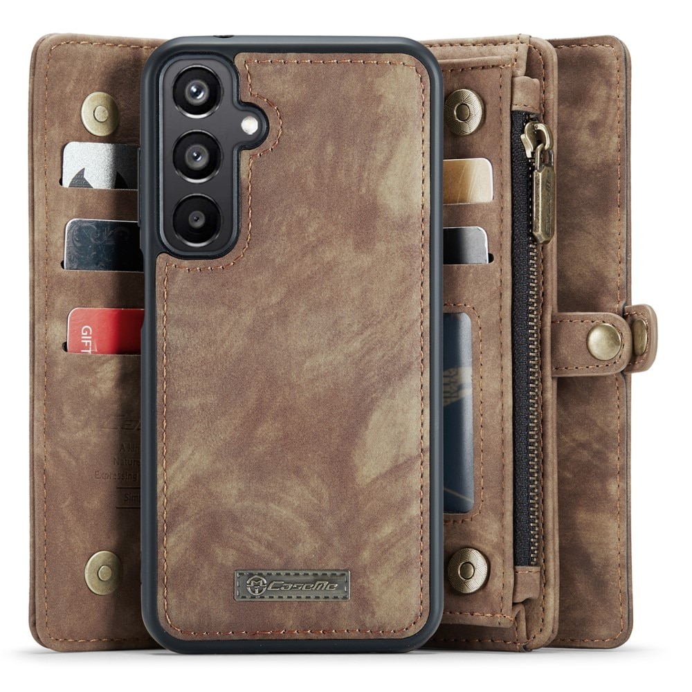 Samsung Galaxy A15 Multi-slot Wallet Case Brown