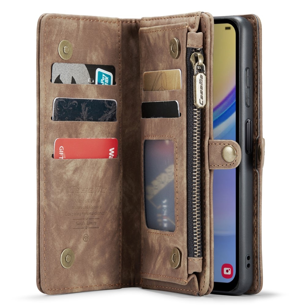 Samsung Galaxy A15 Multi-slot Wallet Case Brown