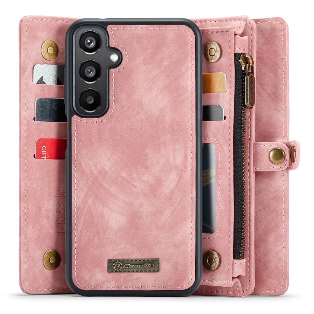 Samsung Galaxy A15 Multi-slot Wallet Case Pink