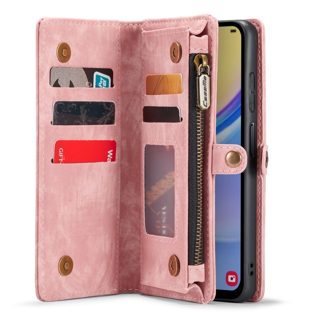 Samsung Galaxy A15 Multi-slot Wallet Case Pink