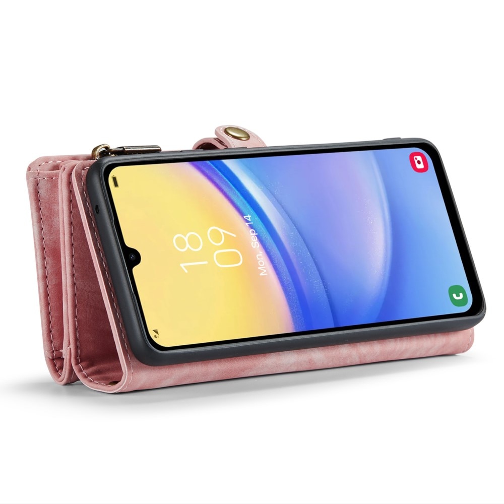 Samsung Galaxy A15 Multi-slot Wallet Case Pink
