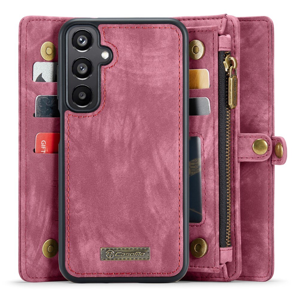 Samsung Galaxy A15 Multi-slot Wallet Case Red