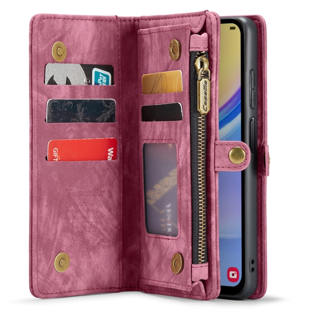 Samsung Galaxy A15 Multi-slot Wallet Case Red