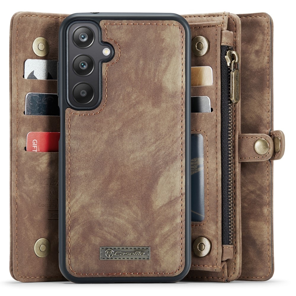 Samsung Galaxy A25 Multi-slot Wallet Case Brown