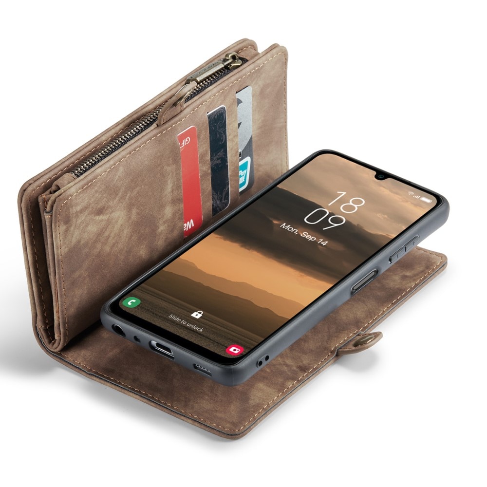 Samsung Galaxy A25 Multi-slot Wallet Case Brown