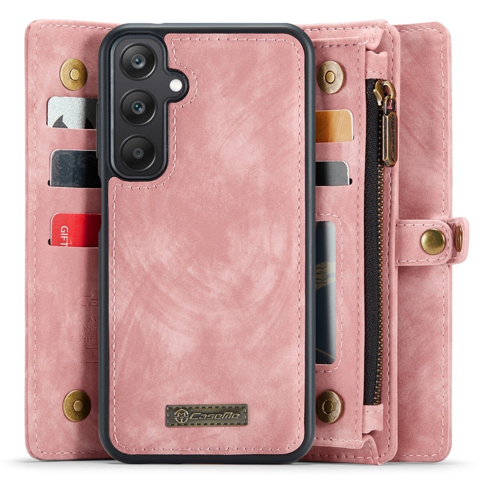 Samsung Galaxy A25 Multi-slot Wallet Case Pink