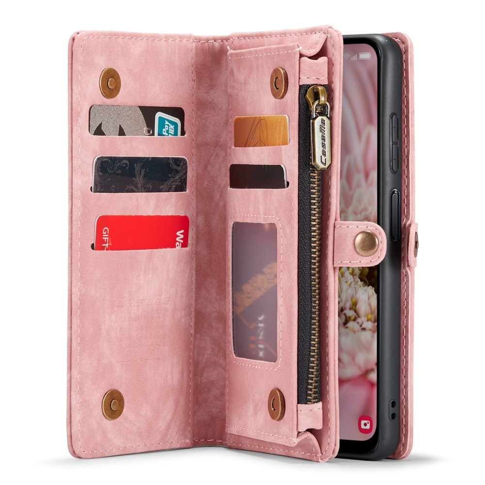 Samsung Galaxy A25 Multi-slot Wallet Case Pink