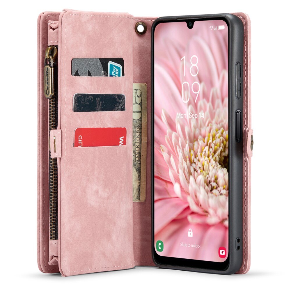 Samsung Galaxy A25 Multi-slot Wallet Case Pink