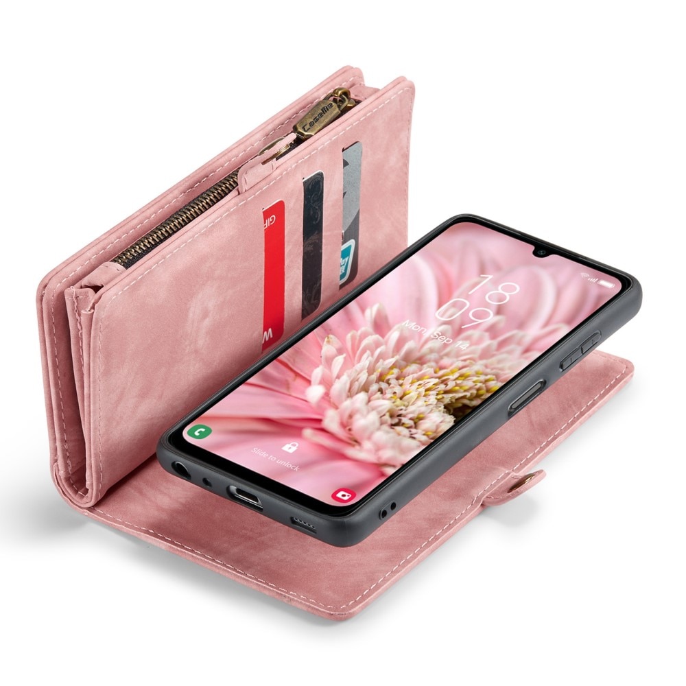 Samsung Galaxy A25 Multi-slot Wallet Case Pink