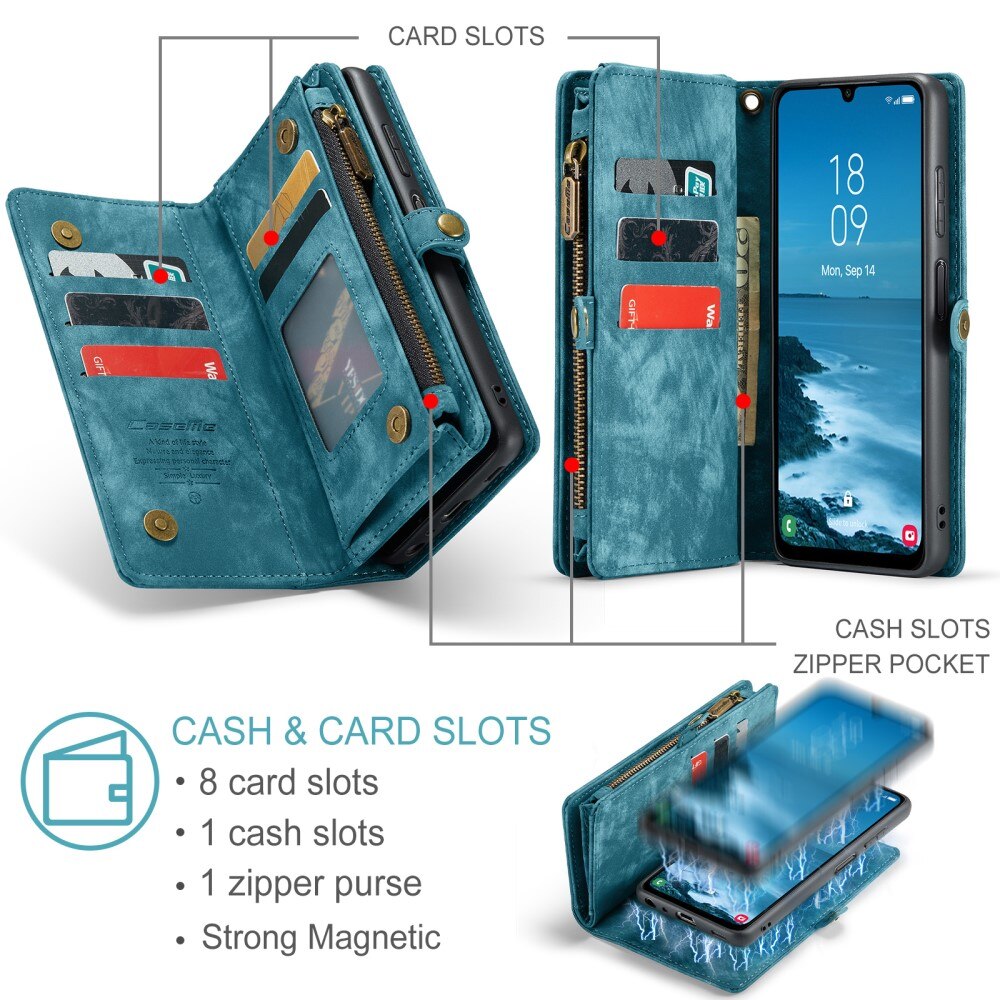 Samsung Galaxy A25 Multi-slot Wallet Case Blue