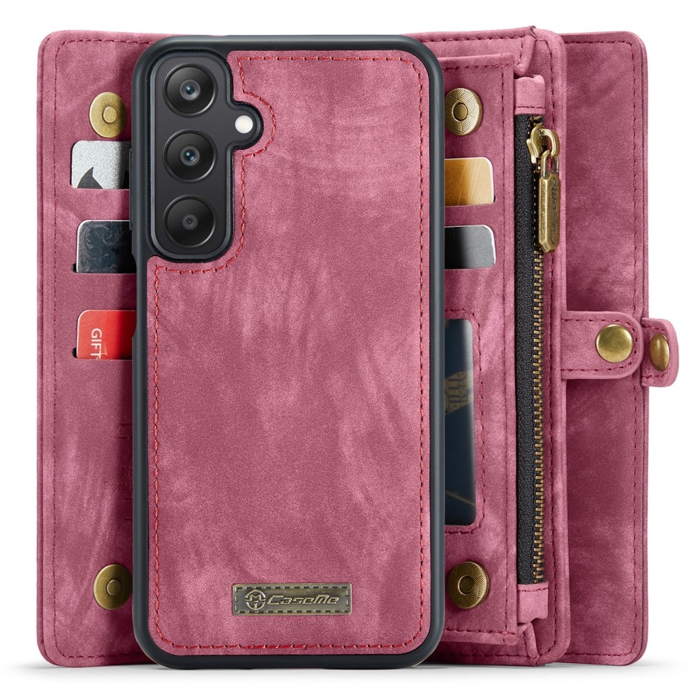 Samsung Galaxy A25 Multi-slot Wallet Case Red