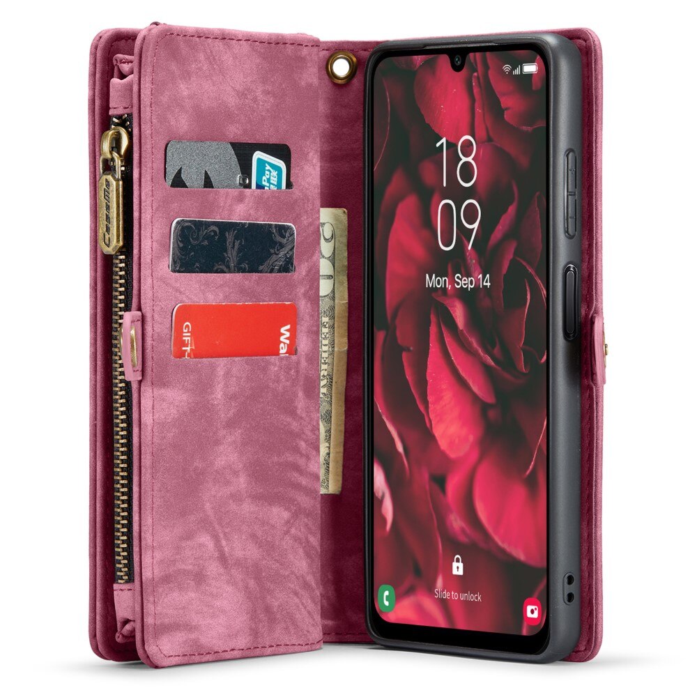 Samsung Galaxy A25 Multi-slot Wallet Case Red