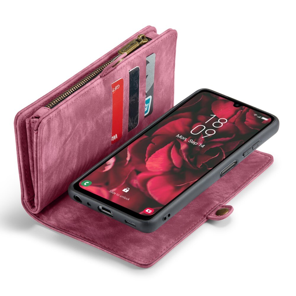 Samsung Galaxy A25 Multi-slot Wallet Case Red