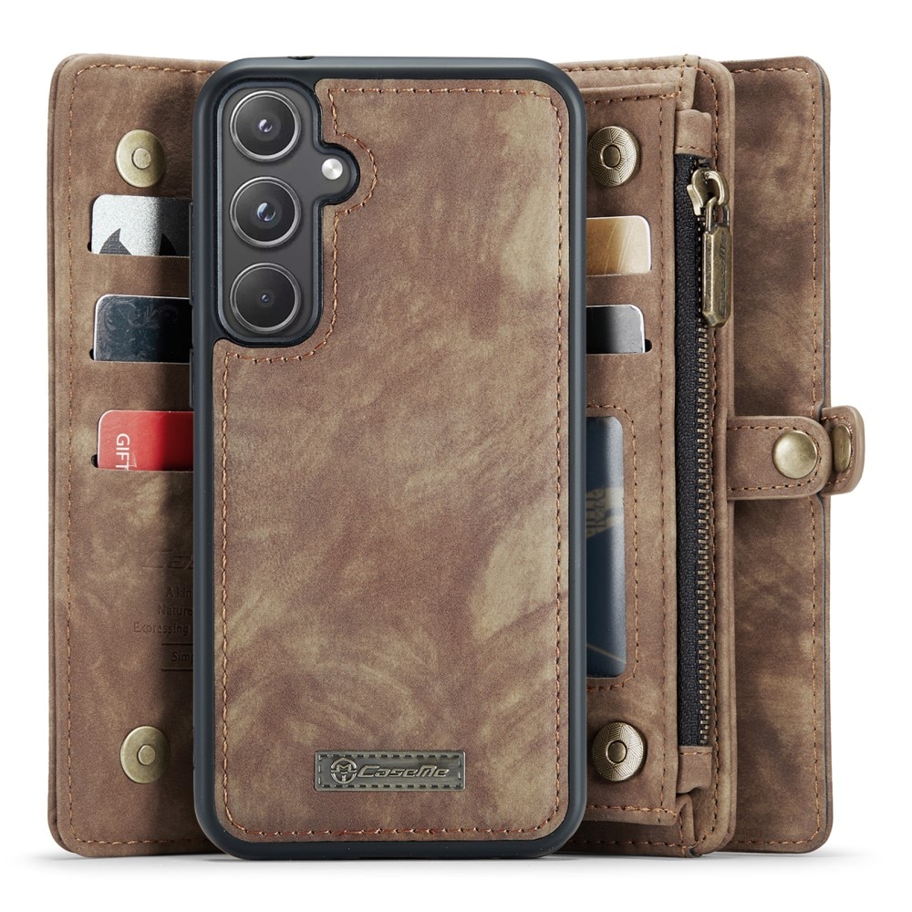 Samsung Galaxy A55 Multi-slot Wallet Case Brown
