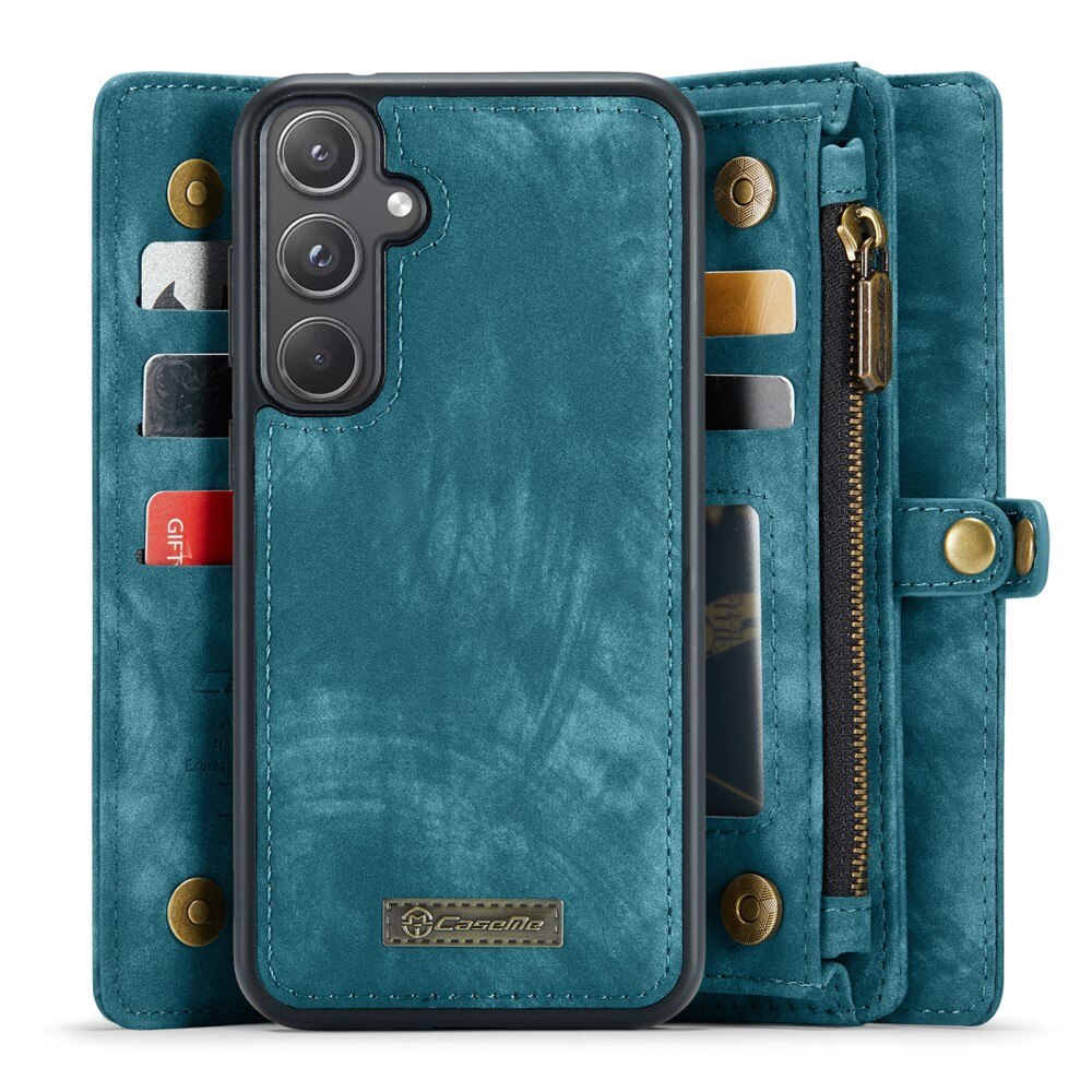 Samsung Galaxy A55 Multi-slot Wallet Case Blue