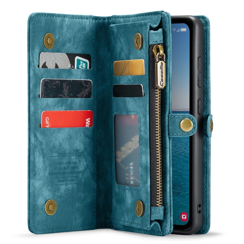 Samsung Galaxy A55 Multi-slot Wallet Case Blue