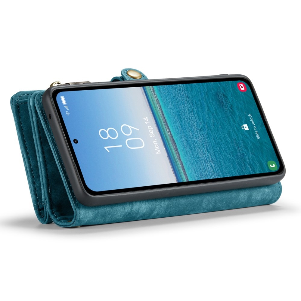 Samsung Galaxy A55 Multi-slot Wallet Case Blue