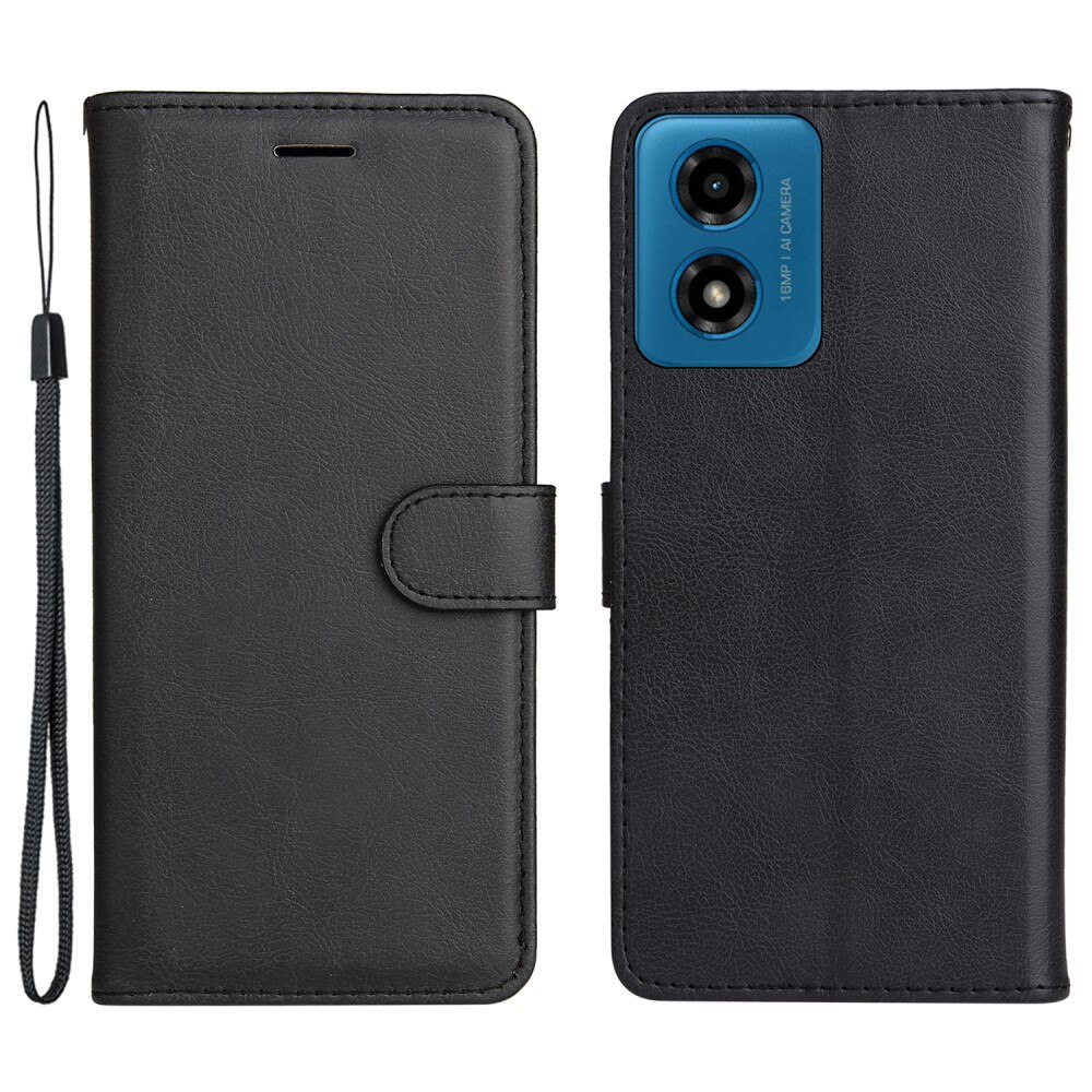 Motorola Moto G24 Wallet Case Black