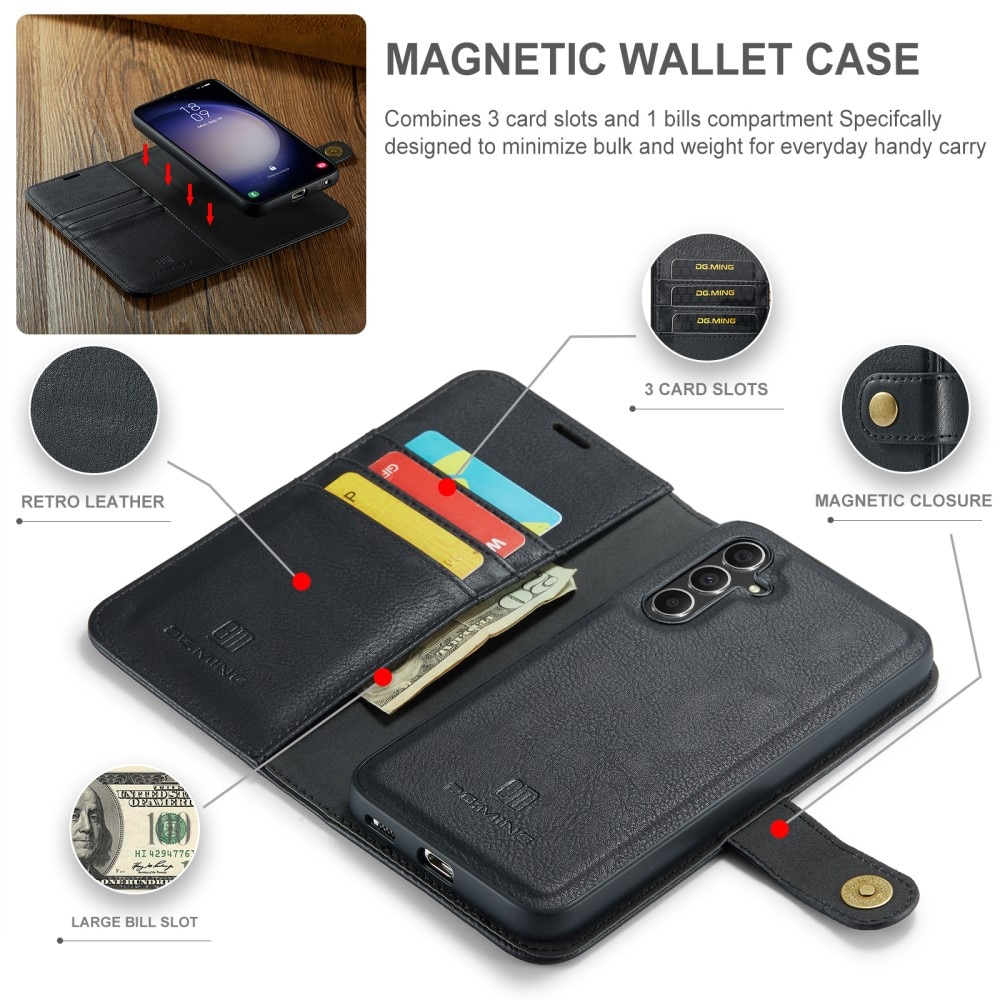 Samsung Galaxy A55 Magnet Wallet Black