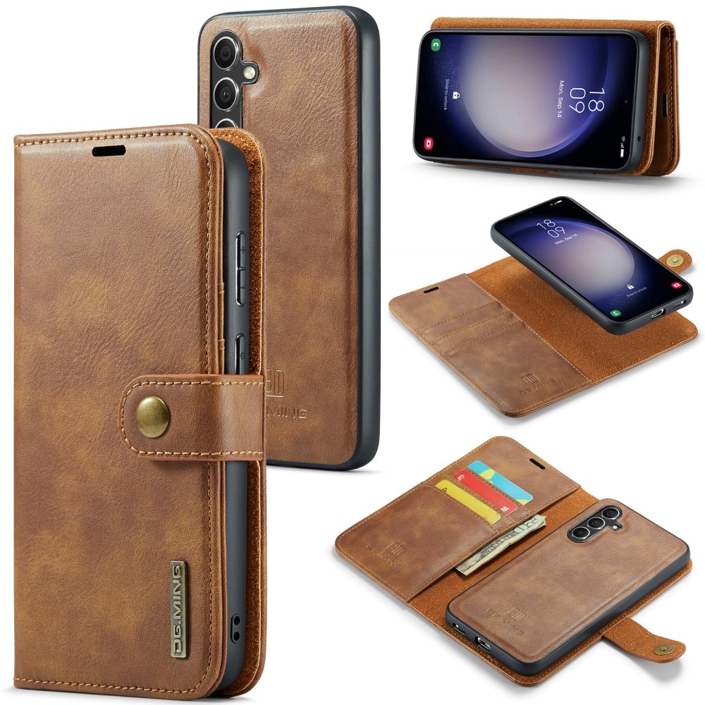 Samsung Galaxy A55 Magnet Wallet Cognac