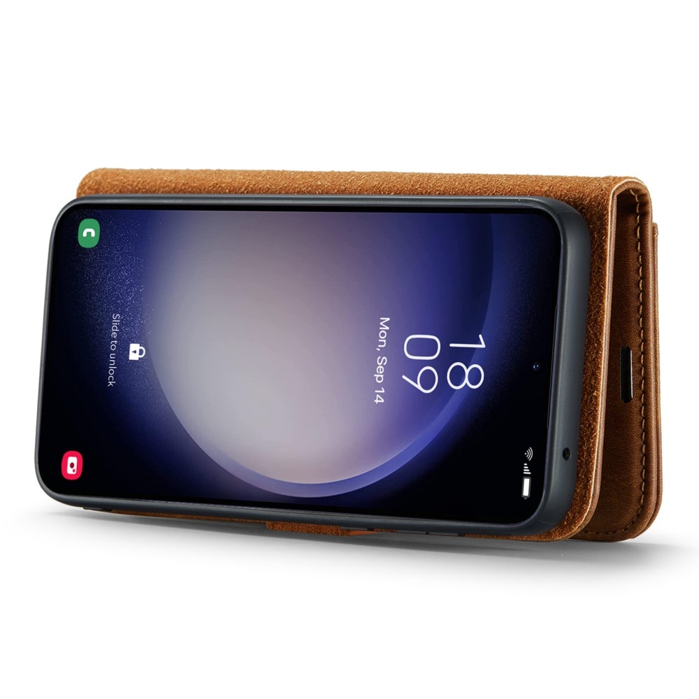 Samsung Galaxy A55 Magnet Wallet Cognac