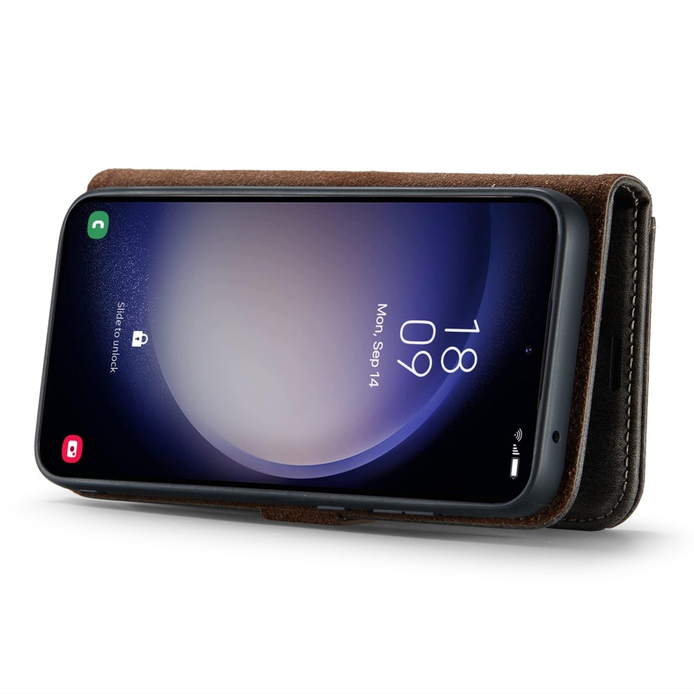 Samsung Galaxy A55 Magnet Wallet Brown