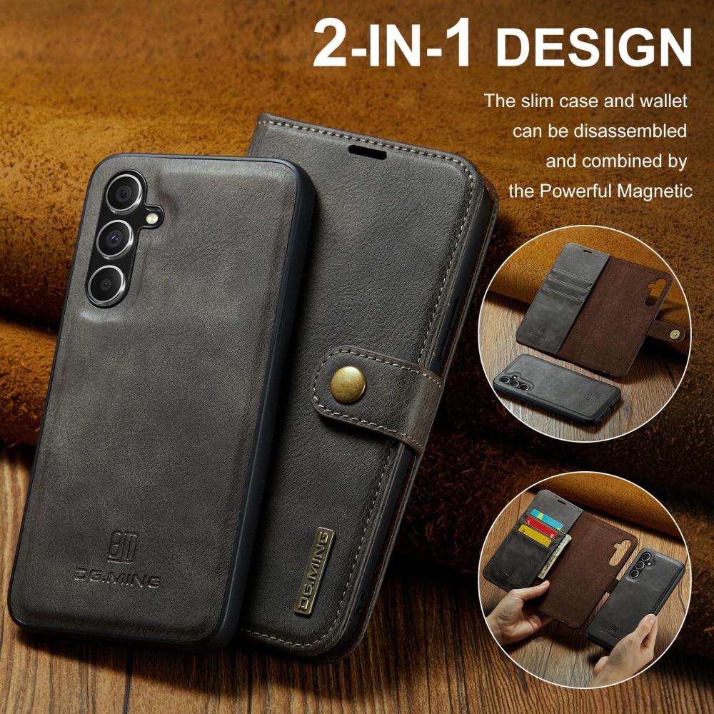 Samsung Galaxy A55 Magnet Wallet Brown