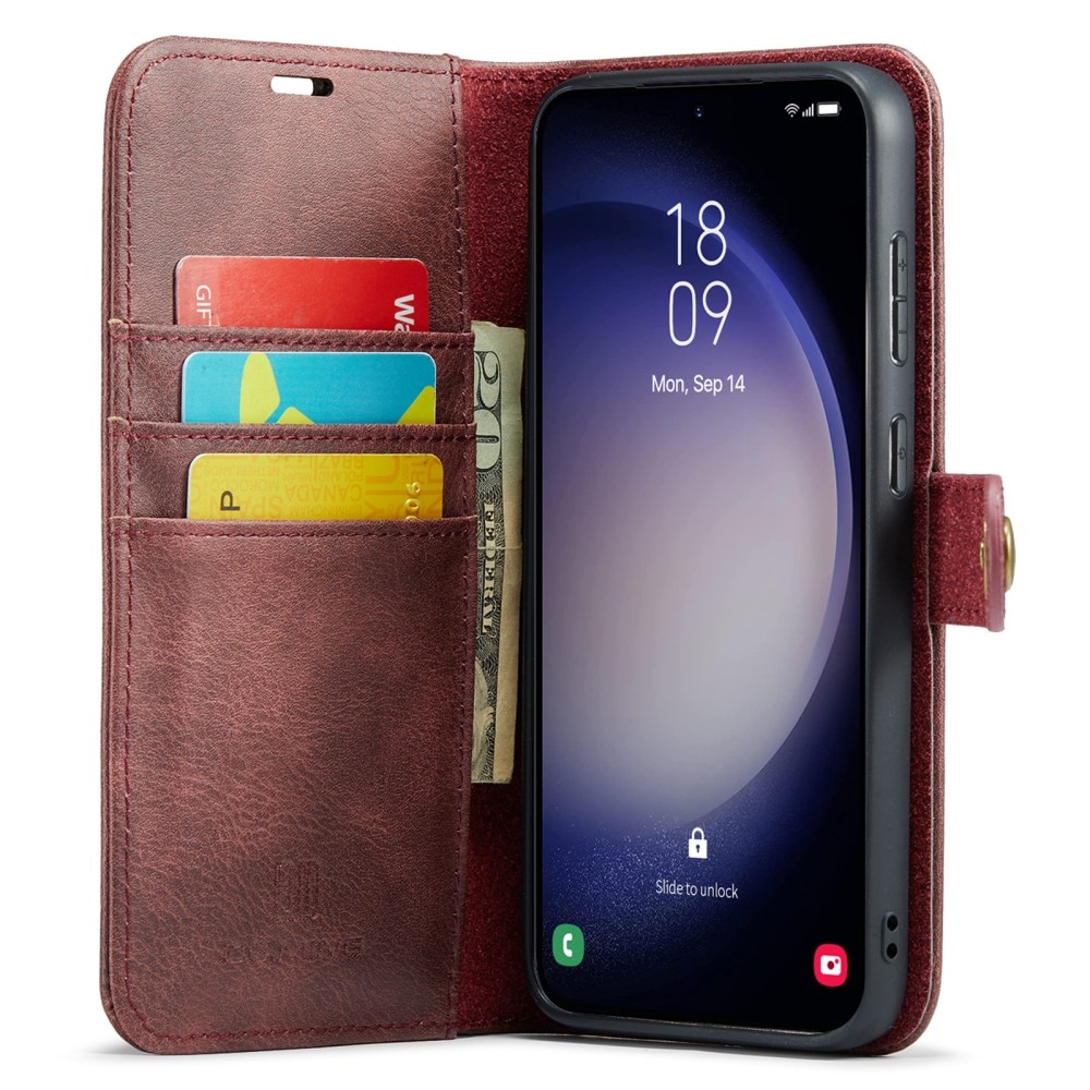 Samsung Galaxy A55 Magnet Wallet Red