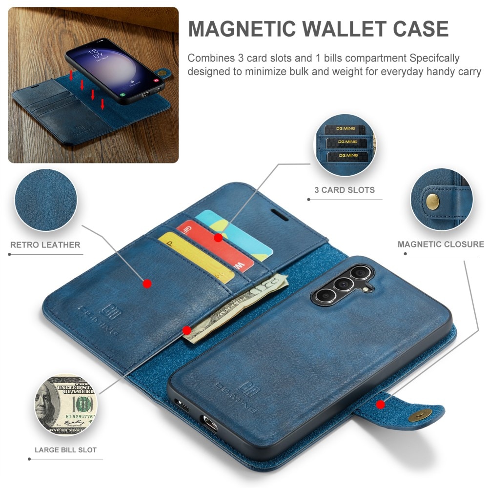 Samsung Galaxy A35 Magnet Wallet Blue