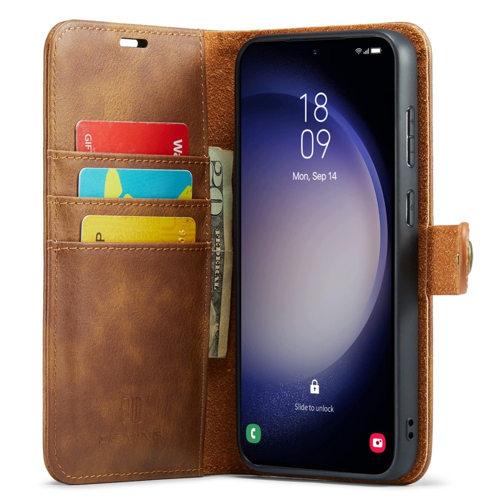 Samsung Galaxy A15 Magnet Wallet Cognac