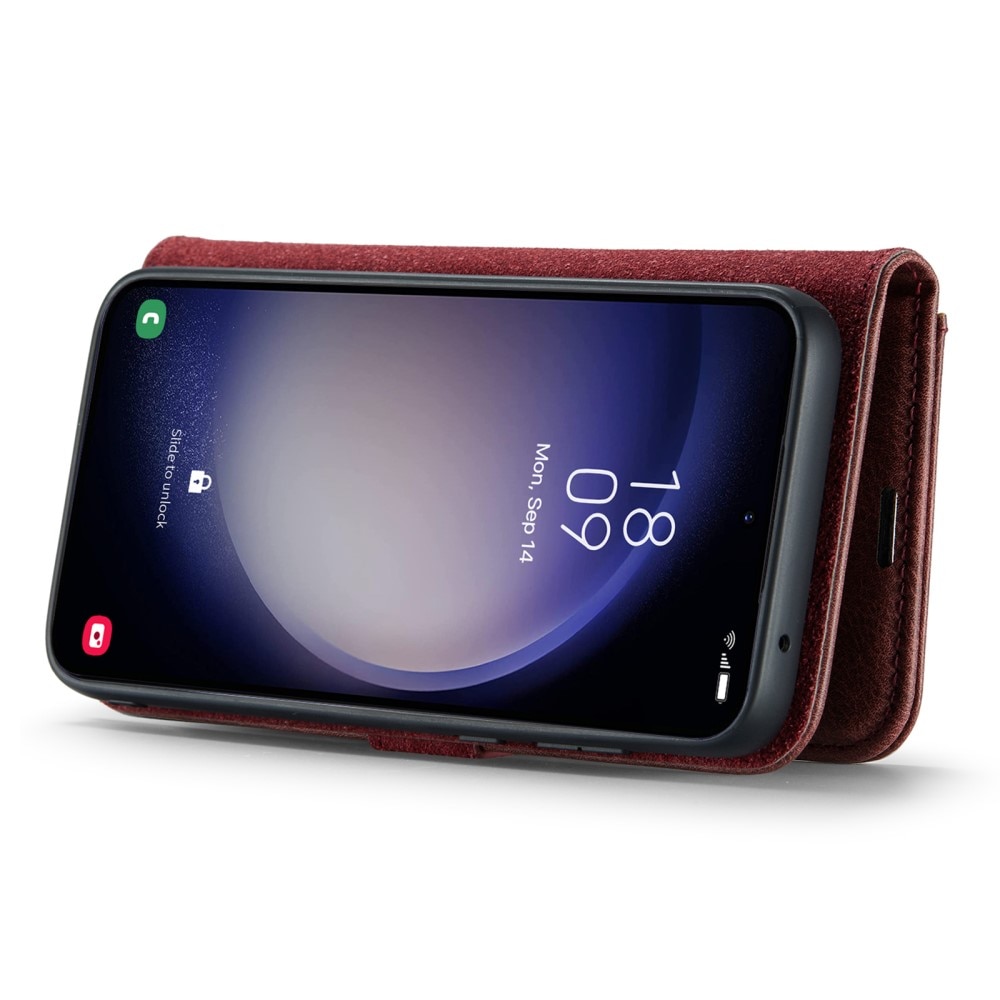 Samsung Galaxy A15 Magnet Wallet Red